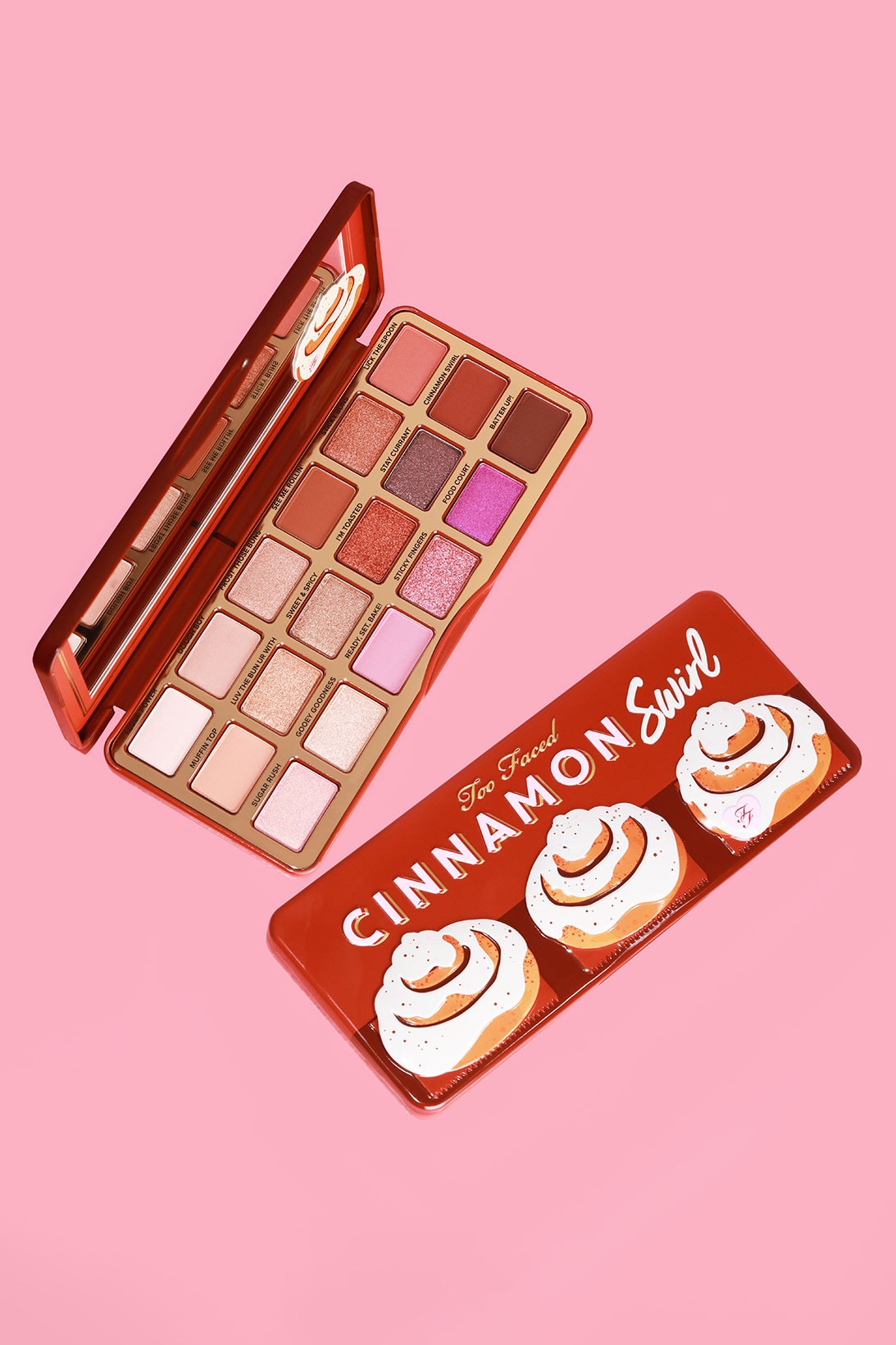 Too Faced Holiday Christmas Collection Makeup Cinnamon Bun Melted Matte Lipstick Swirl Eyeshadow Palette