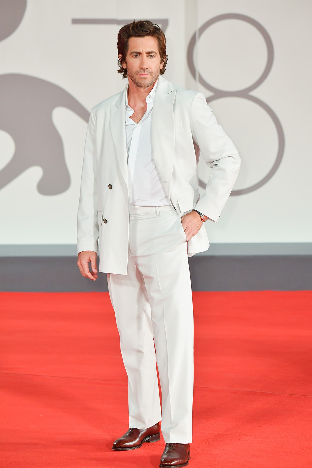 Jake Gyllenhaal 2021 Venice Film Festival Red Carpet Best Dressed Celebrities Style