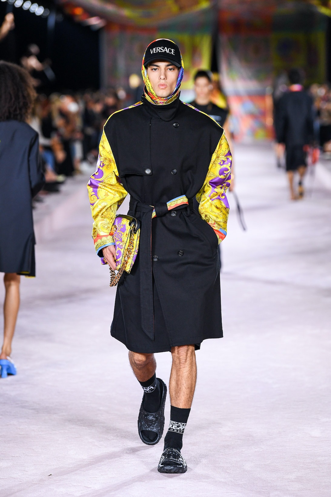 Gigi Hadid walks the runway for The Versace SS22 fashion show