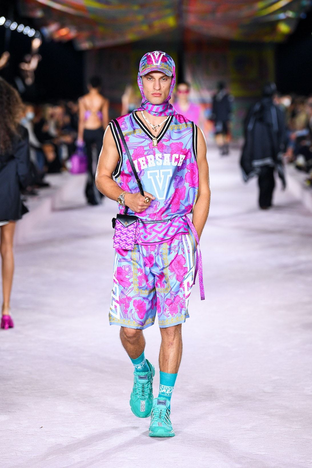 Versace's spring/summer 2022 show at Milan Fashion Week - in pictures