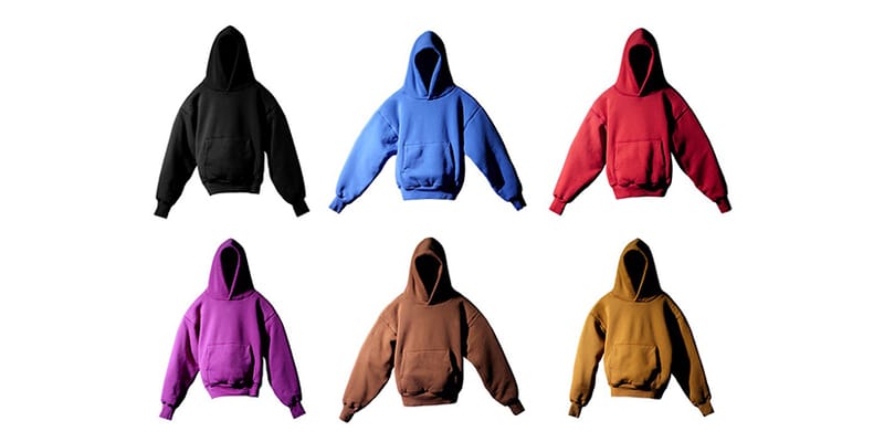 yeezy hoodie blue
