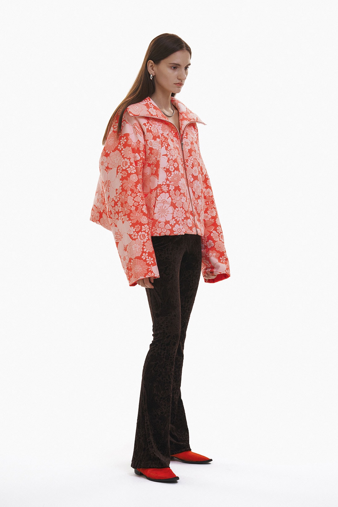 YUNSÉ Fall/Winter 2021 Collection Lookbook Tension and Relaxation Flower Print Jacket