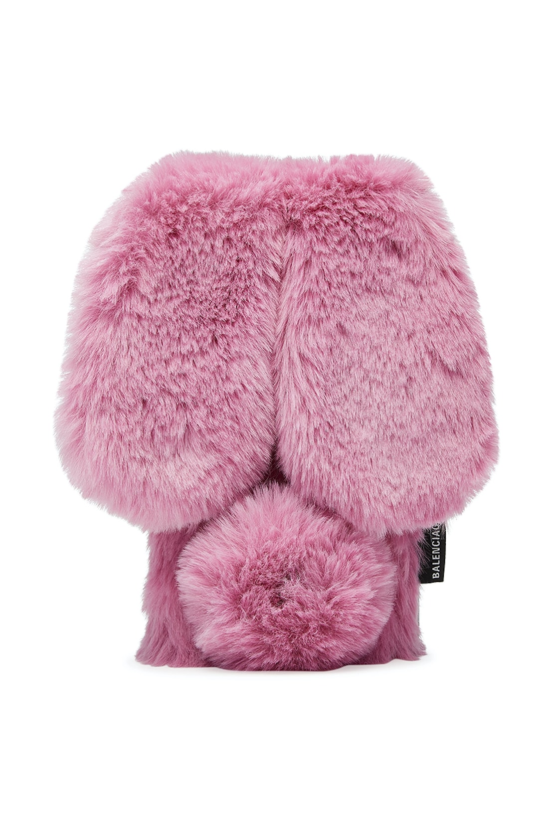 Balenciaga Pink Bunny Apple iPhone Cases Faux Fur