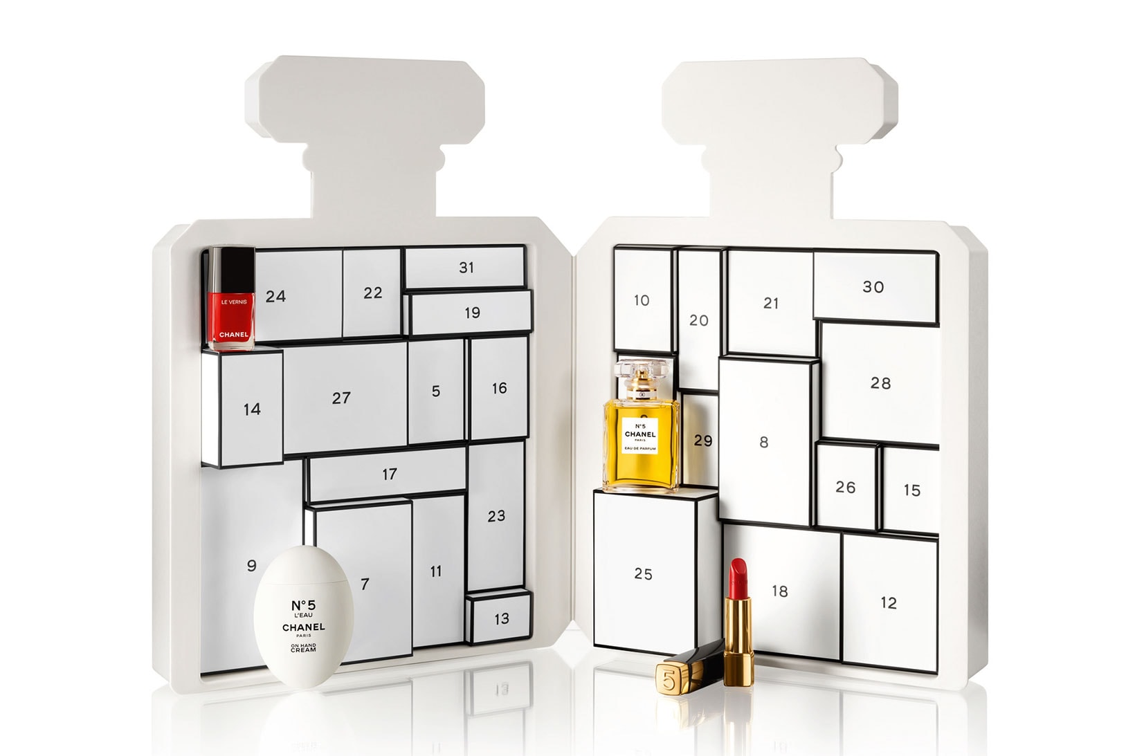 Chanel Beauty Holiday Collection No.5 Advent Calendar