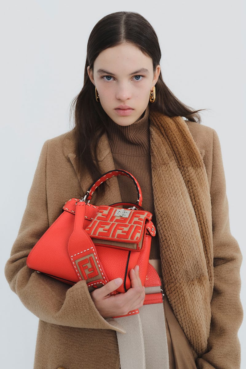 red fendi peekaboo bag