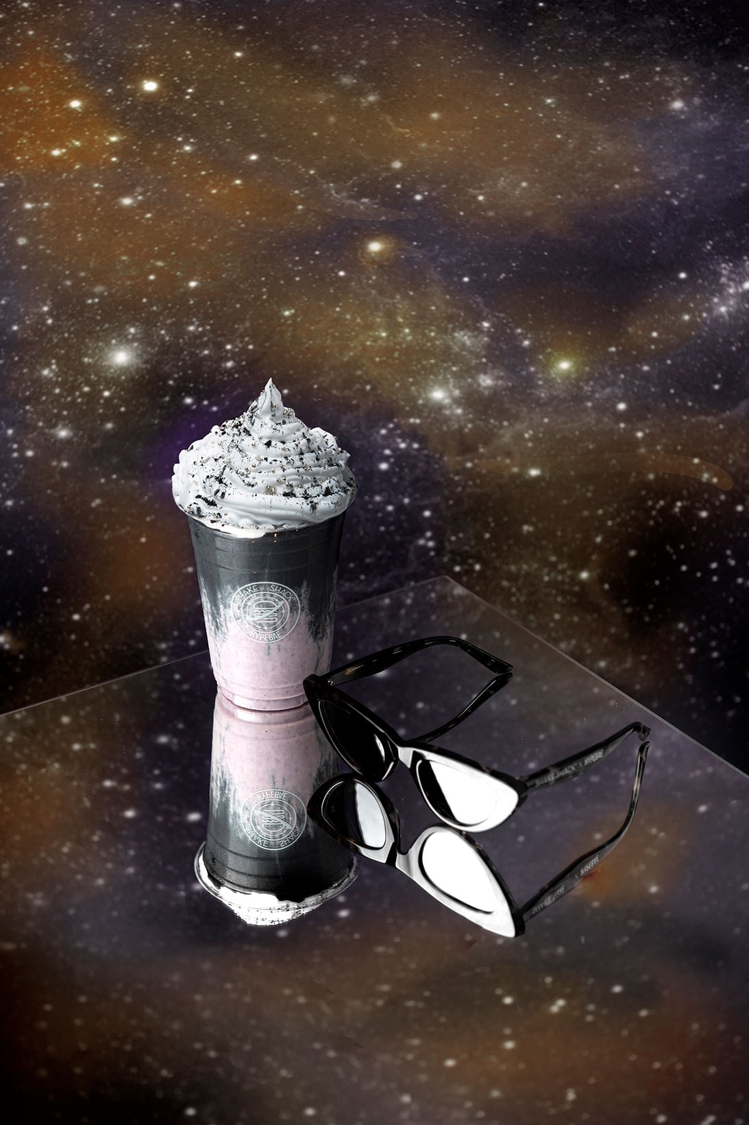 HYPEBAE Shake Shack 5 Year Anniversary Collaboration Supernova Milkshake Sunglasses