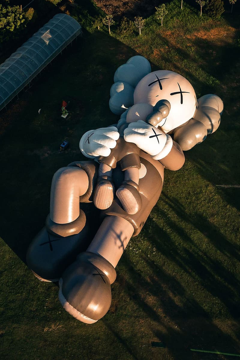 KAWS:HOLIDAY COMPANION Singapore Sculpture Installation Sunlight