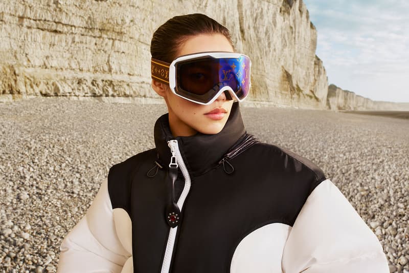 Louis Vuitton Fall Winter Ski Mask Goggles Puffer Jacket