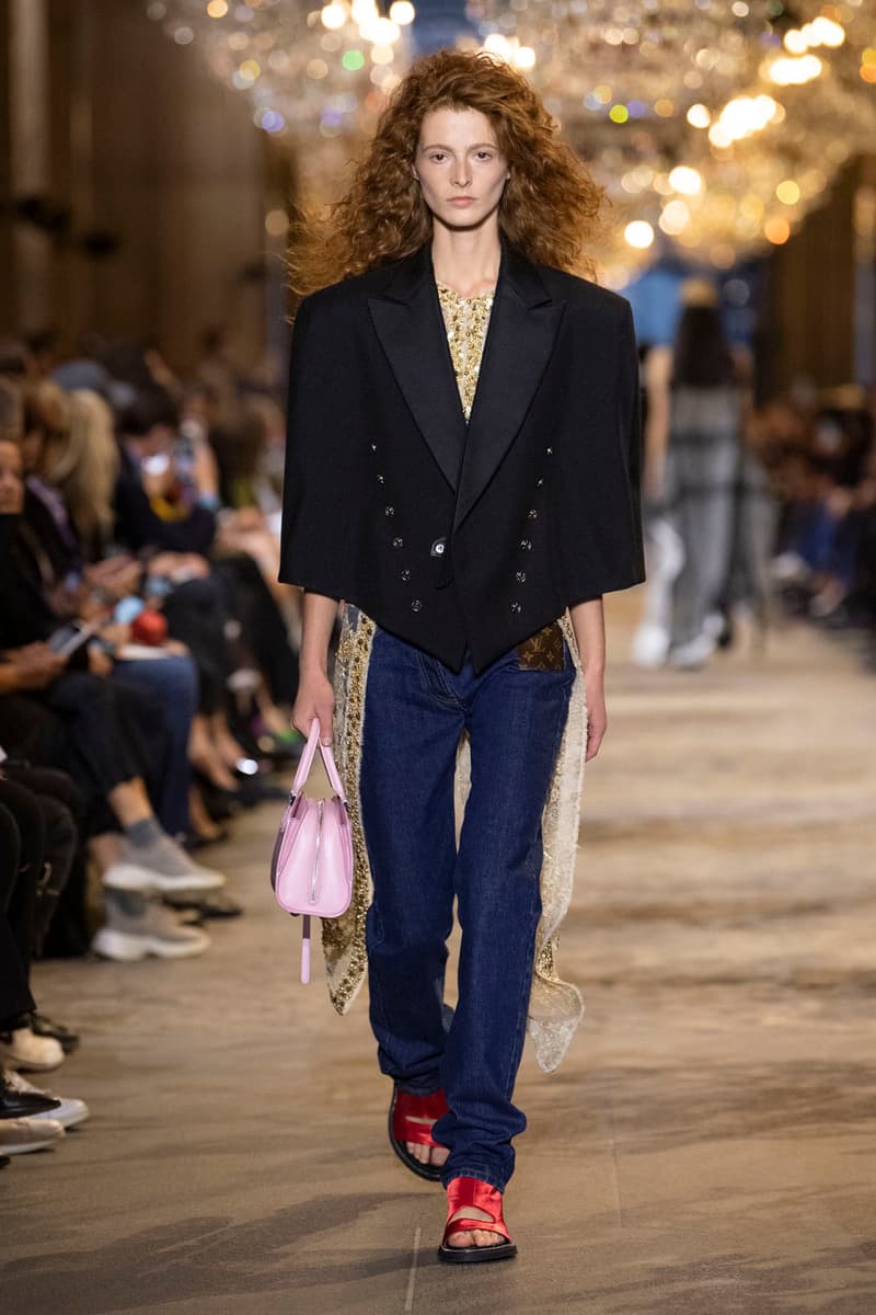 Louis Vuitton Spring Summer 2022 Nicolas Ghesquiere Paris Fashion Week Protestor Runway