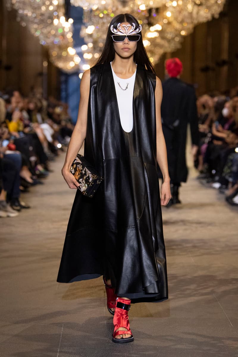 Louis Vuitton Spring Summer 2022 Nicolas Ghesquiere Paris Fashion Week Protestor Runway