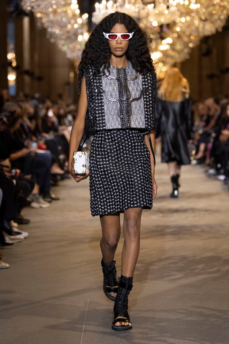 Louis Vuitton Spring Summer 2022 Nicolas Ghesquiere Paris Fashion Week Protestor Runway