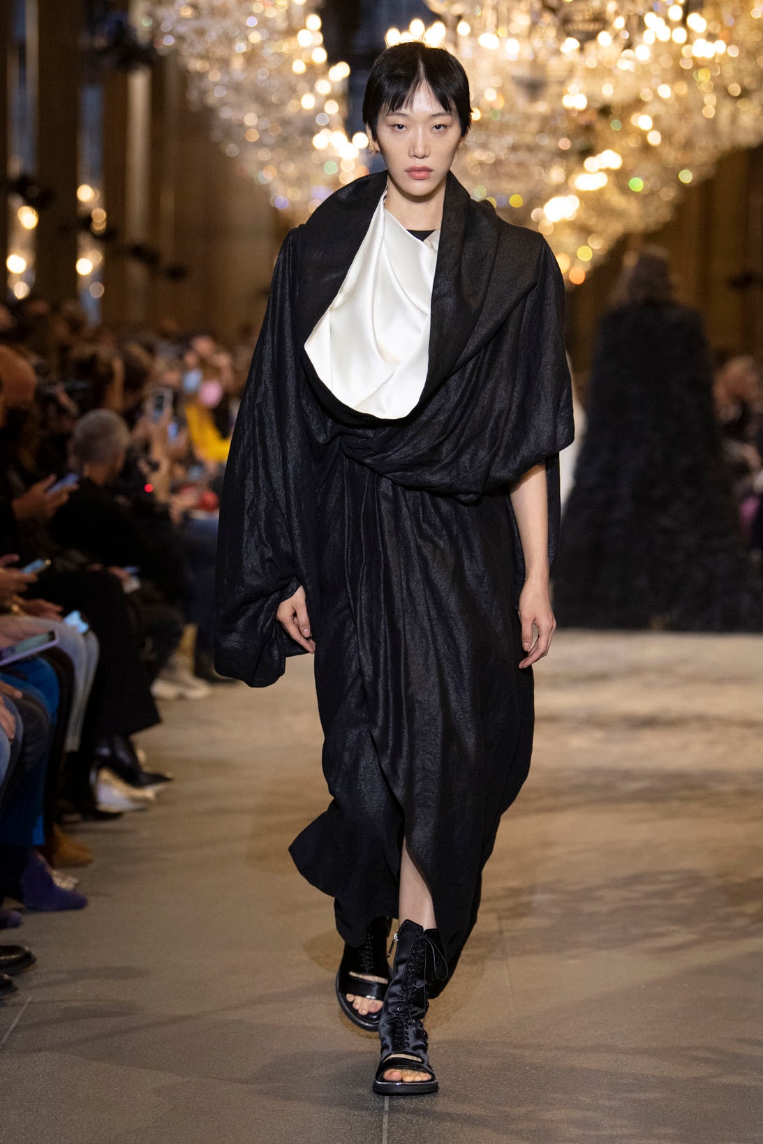 Louis Vuitton Spring Summer 2022 Nicolas Ghesquiere Paris Fashion Week Protestor Runway