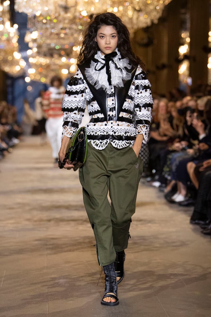 Louis Vuitton Spring Summer 2022 Nicolas Ghesquiere Paris Fashion Week Protestor Runway