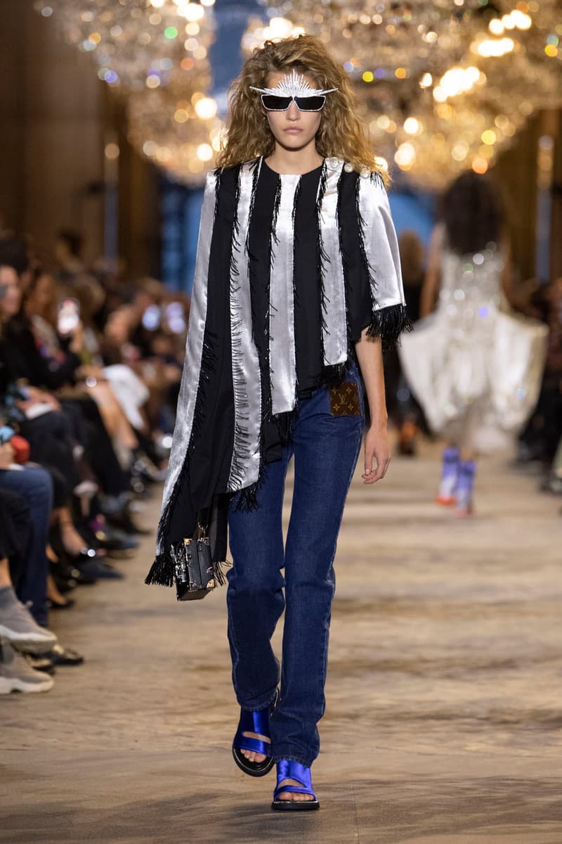 Louis Vuitton Spring Summer 2022 Nicolas Ghesquiere Paris Fashion Week Protestor Runway