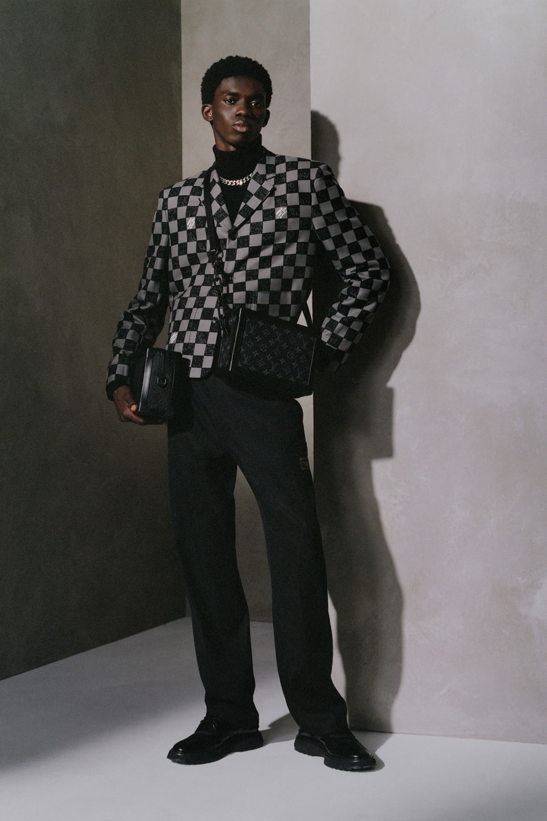 Louis Vuitton Virgil Abloh Christopher Soft Trunk Bags Black