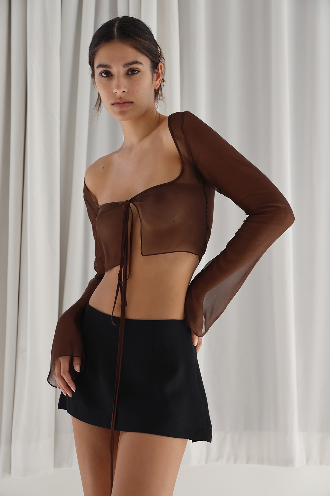 mirror palais new york city nyc fashion brand pop up top skirt