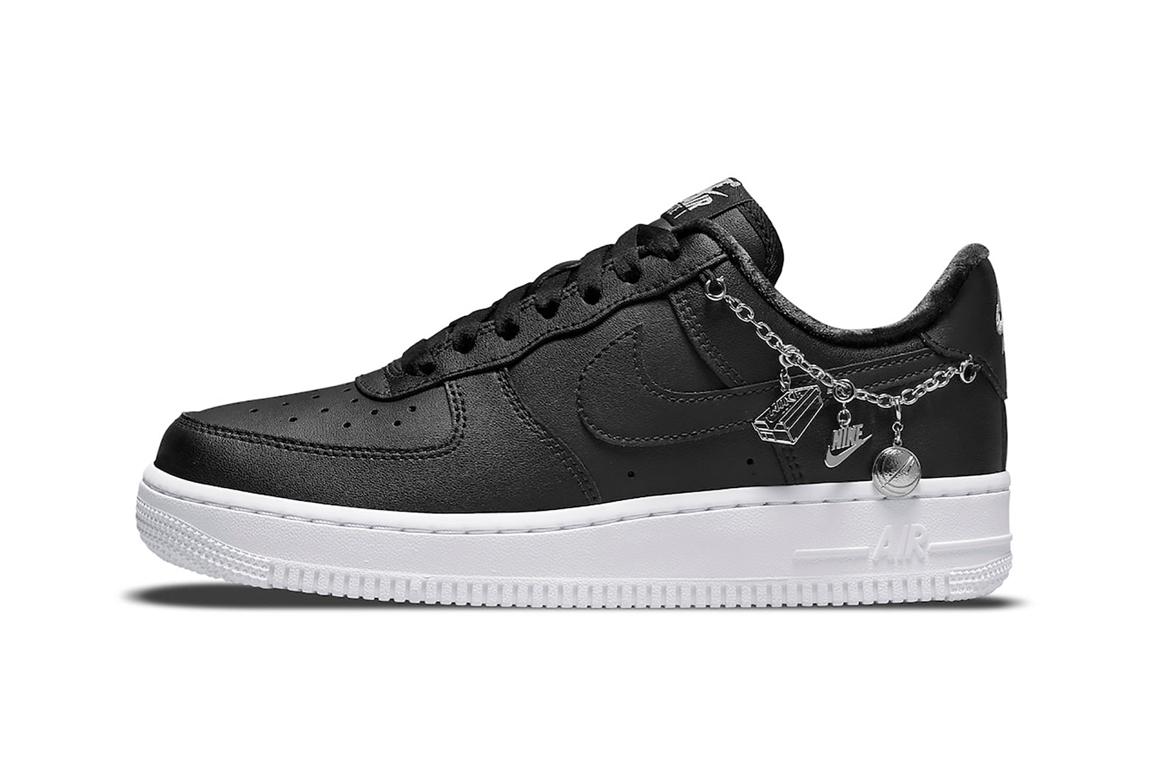 Nike Air Force 1 AF1 Low LX Lucky Charms Black Silver Footwear Kicks Sneakers Shoes