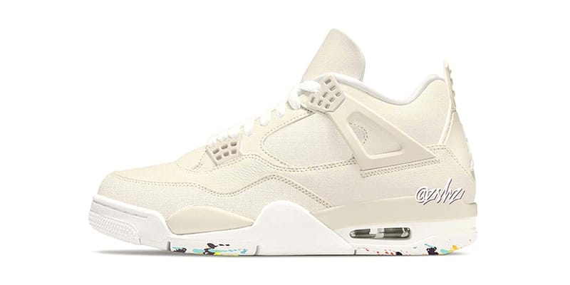 air jordan 4 white cream