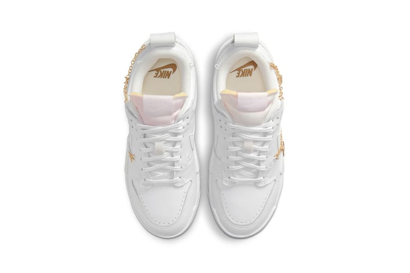 dunk low disrupt white gold
