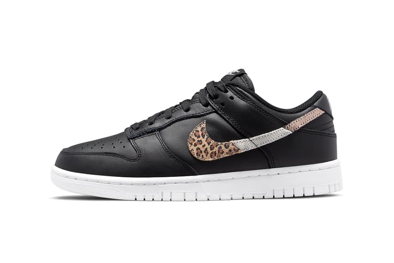 Nike Dunk Low Animal Instinct White Black Leopard Print Womens Sneakers Footwear Shoes Kicks