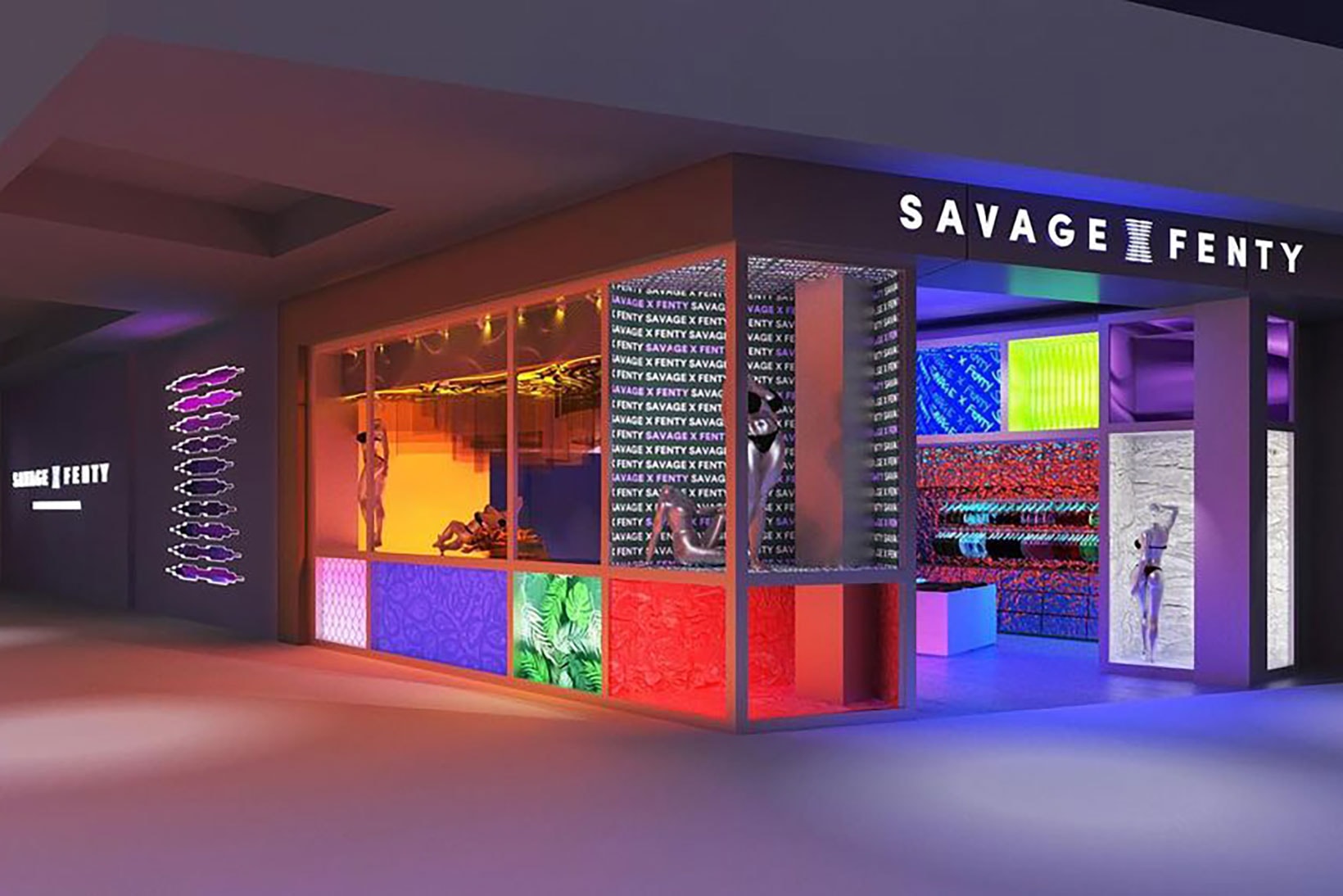 Rihanna Savage X Fenty Lingerie Brick and Mortar Store Retail