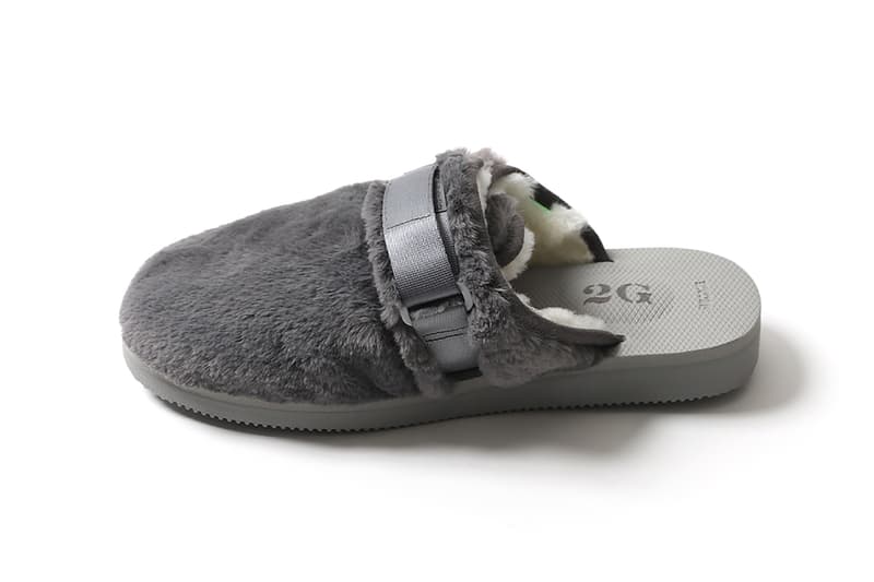 Suicoke 2G Tokyo Zavo Faux Fur Sandals Black Collaboration Footwear