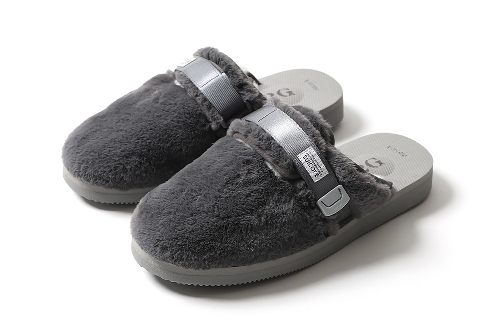 Suicoke 2G Tokyo Zavo Faux Fur Sandals Black Collaboration Footwear