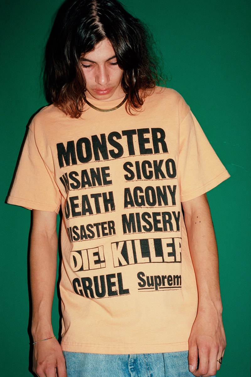 Supreme Fall 2021 Graphic Tee Shirt Collection Jeans