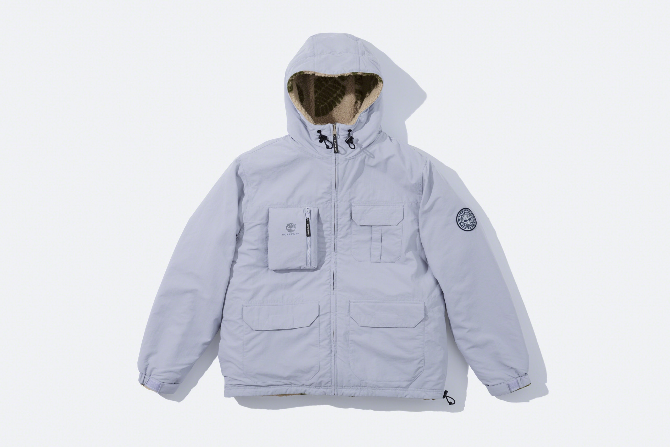 Supreme Timberland Fall Collaboration Fleece Jackets Outerwear