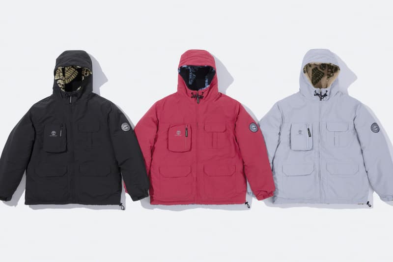 Supreme Timberland Fall Collaboration Fleece Jackets Outerwear