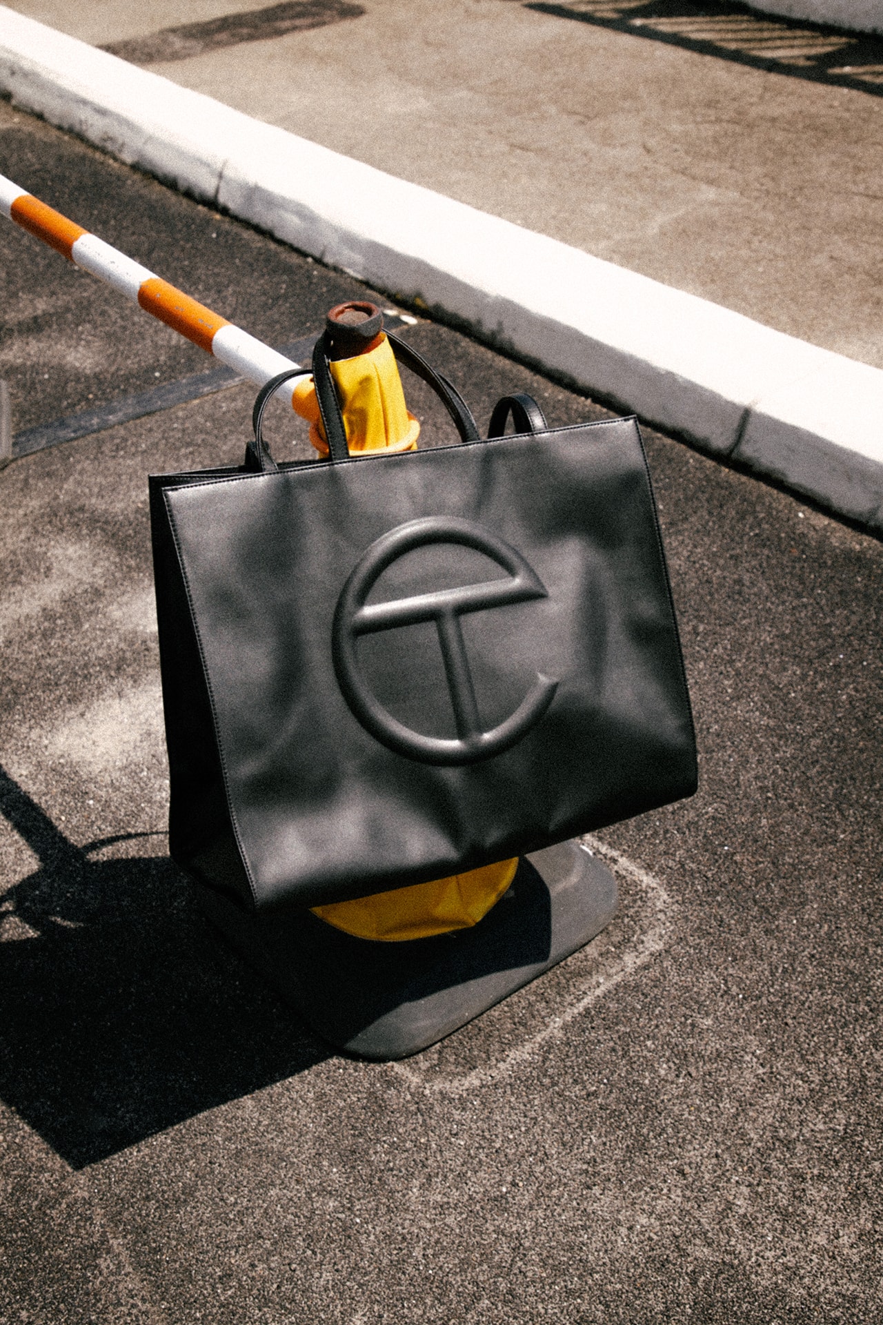 Telfar Shopping Bag Large Black Logo Clemens HBX Vegan Leather