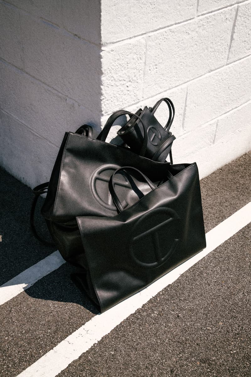 Telfar Shopping Bag Large Black Logo Clemens HBX Vegan Leather Small Medium