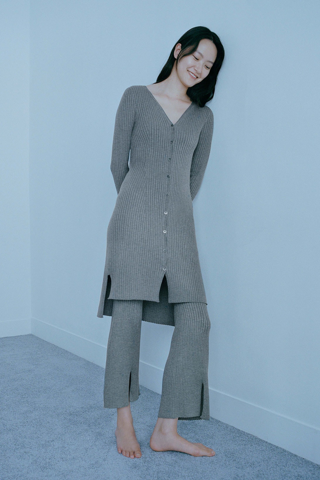UNIQLO Mame Kurogouchi Collaboration Knit Cardigan Pants Loungewear