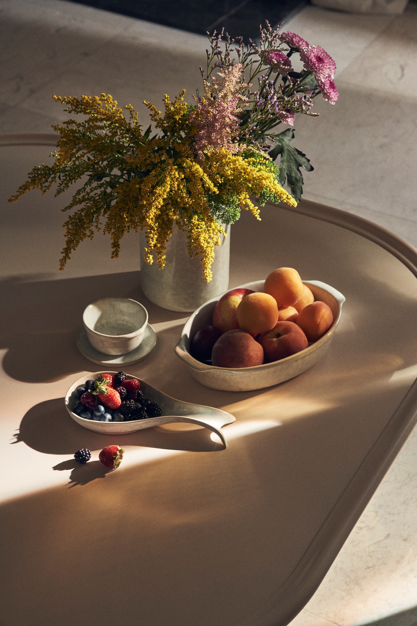 Zara Home The Last Line Campaign Collection Peaches Fruit Flowers