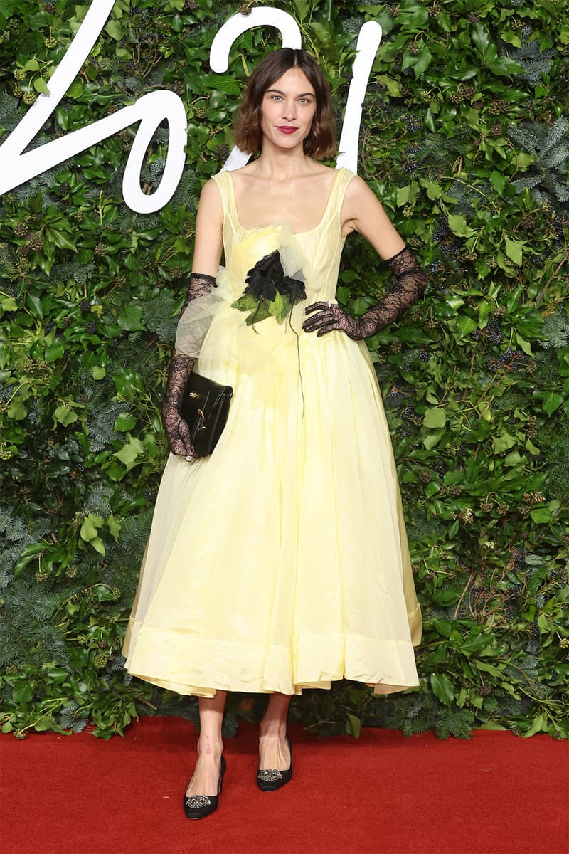 2021 Fashion Awards BFC Red Carpet Best Dressed Alexa Chung