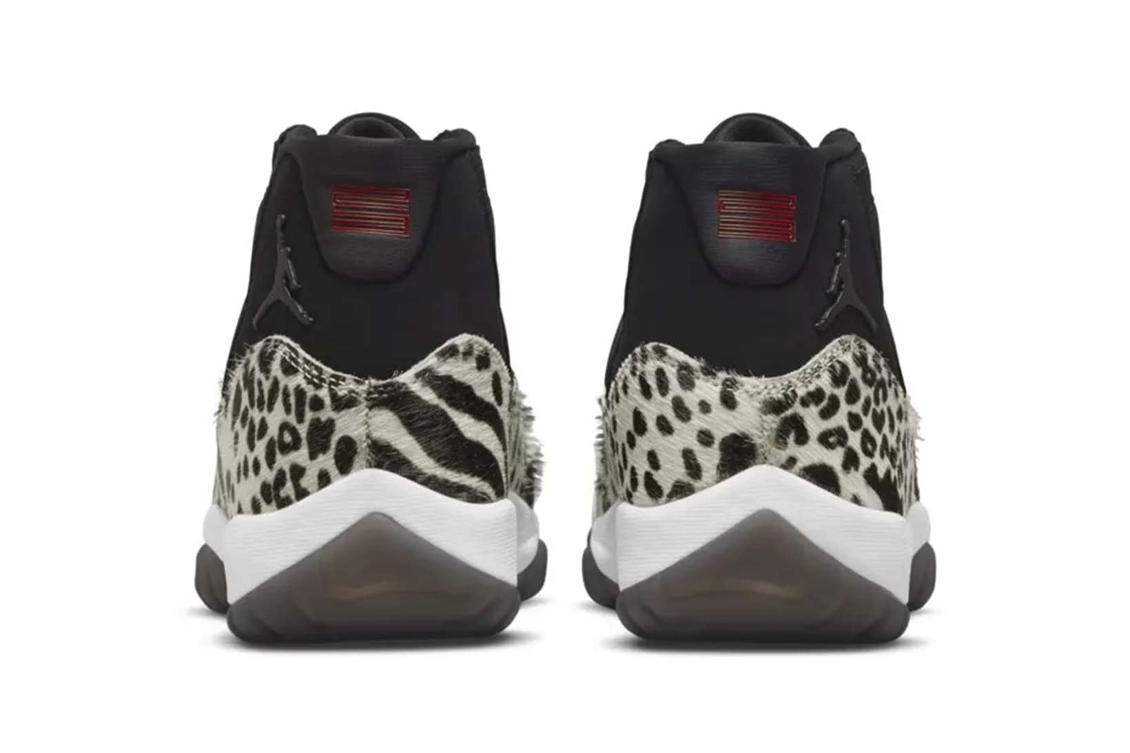 Nike Air Jordan 11 Women Black White Animal Print 23 Black Friday Release Date