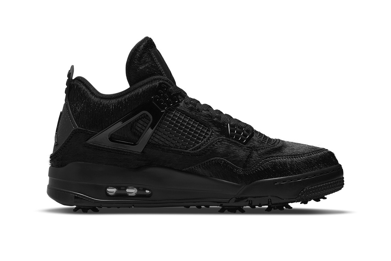 Nike Air Jordan 4 Golf Black Cat Triple Black Price Release Date