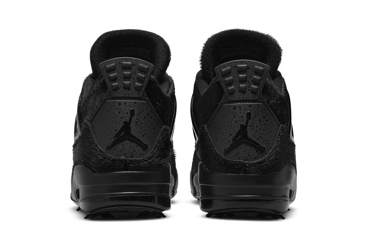 Nike Air Jordan 4 Golf Black Cat Triple Black Price Release Date