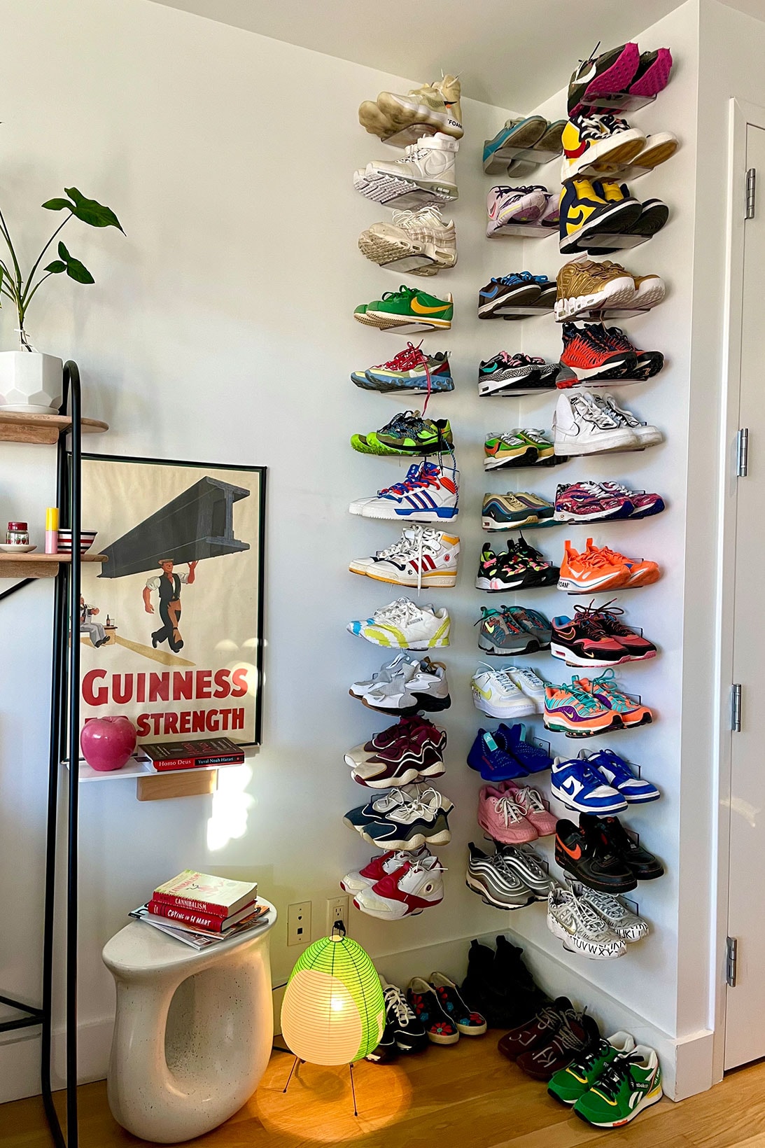 Gia Seo giaxseo Stylist Sneaker Collector Home Interior Shelf