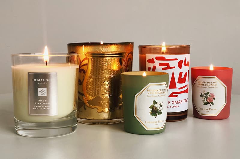 Christmas Scented Candles Holidays Holiday 2021 diptyque Pine Eucalyptus Trudon Bayonne D S Durga Portable Xmas Tree Carrière Frères Benzoin Rose Fir