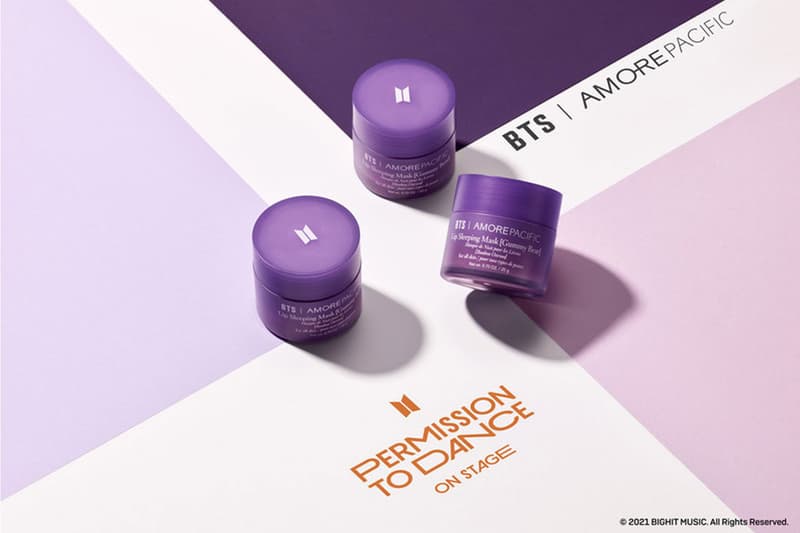 BTS AMOREPACIFIC Laneige Take a look at the masks below Gummy Bear Permission to Dance