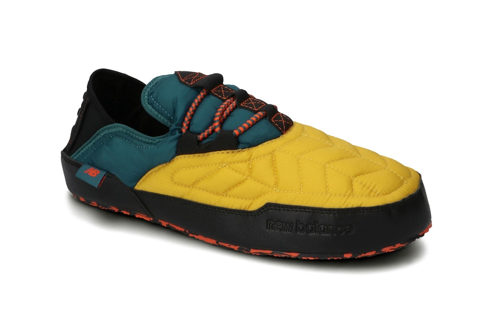 New Balance Caravan Moc Low Slip-Ons Slippers Yellow Green Black Footwear Shoes