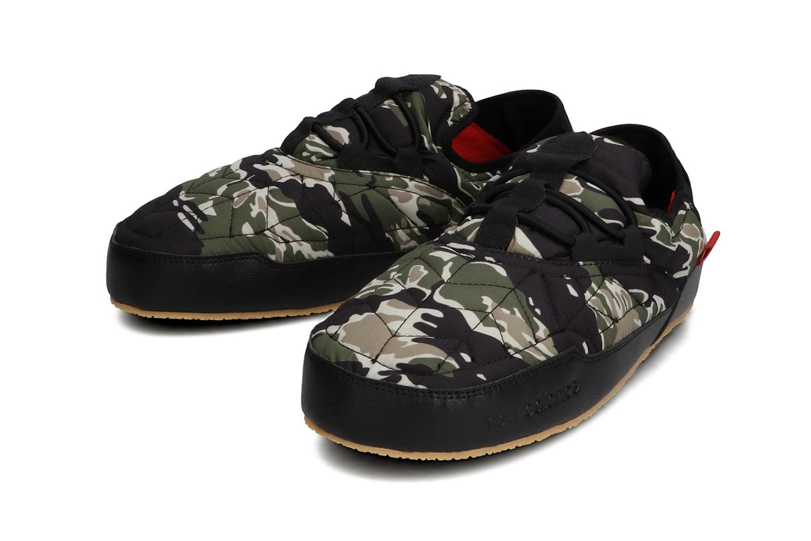 New Balance Caravan Moc Low Slip-Ons Slippers Camo Black Footwear Shoes