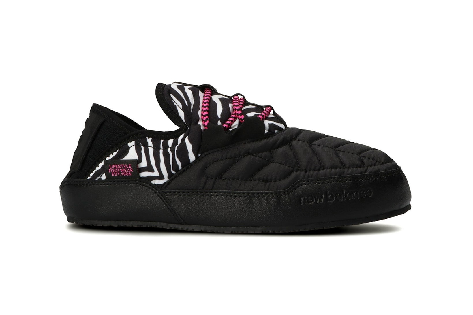 New Balance Caravan Moc Low Slip-Ons Slippers Camo Zebra Black Pink Footwear Shoes
