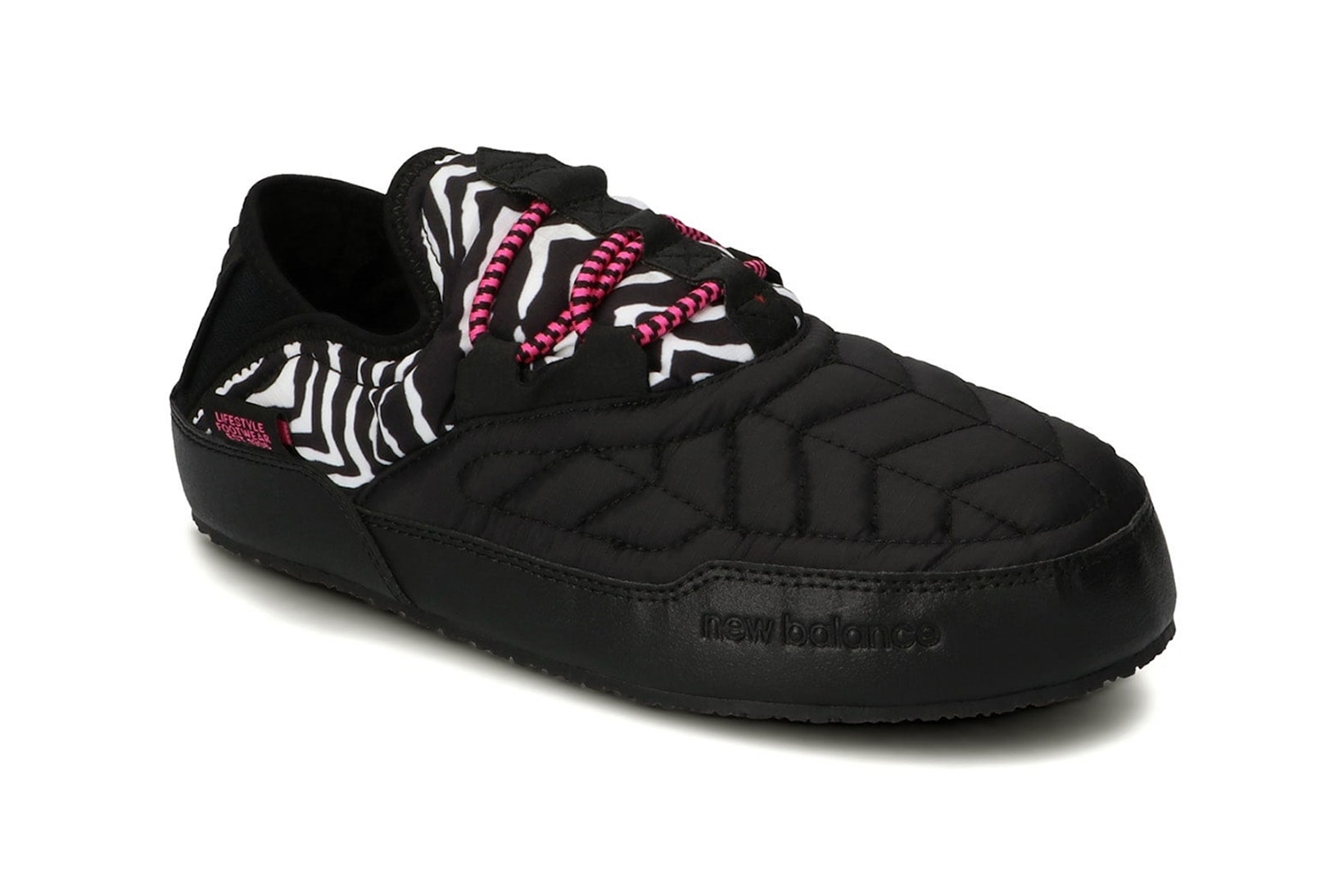 New Balance Caravan Moc Low Slip-Ons Slippers Camo Zebra Black Pink Footwear Shoes