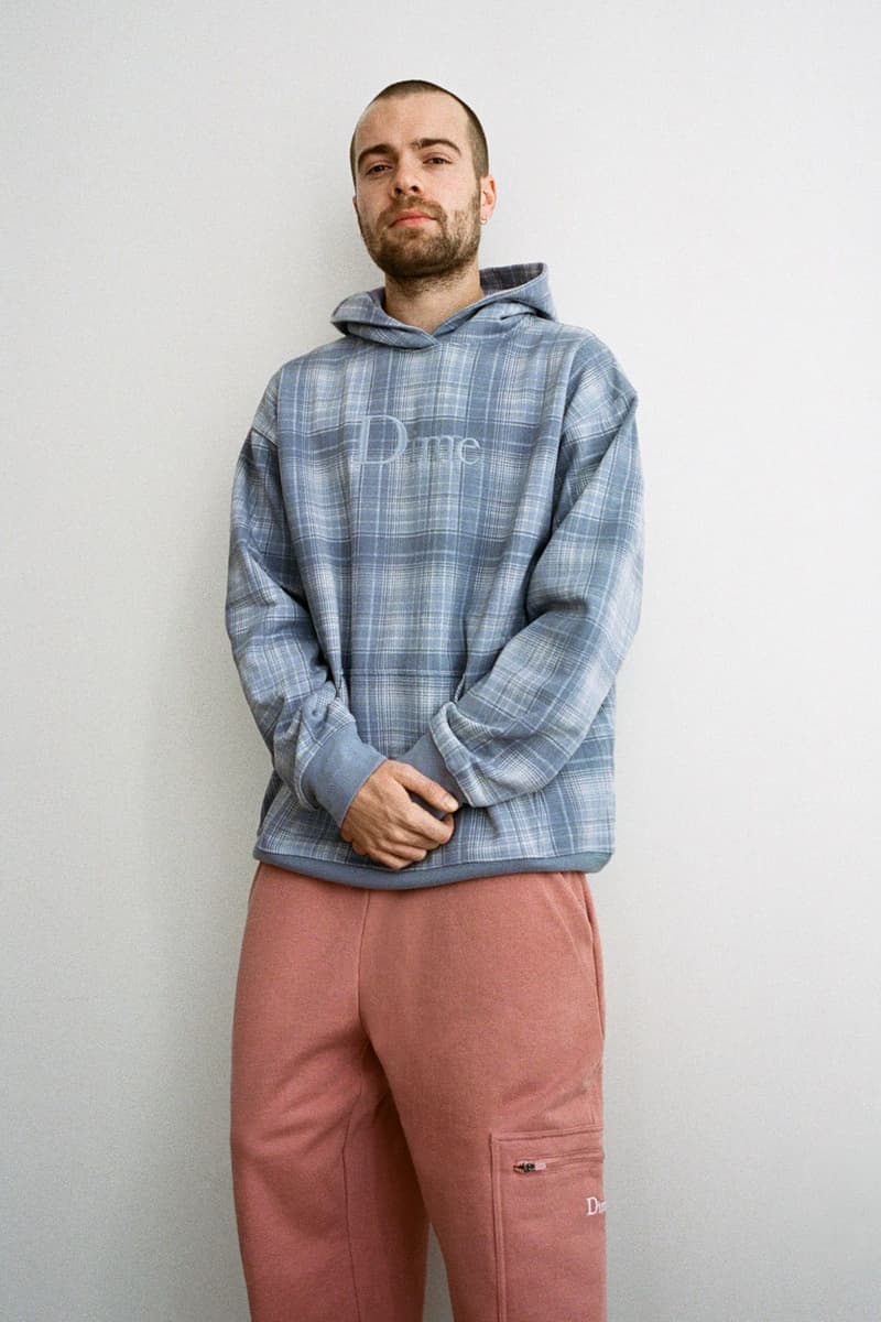 Dime Holiday 2021 Collection Lookbook Check Plaid Hoodie