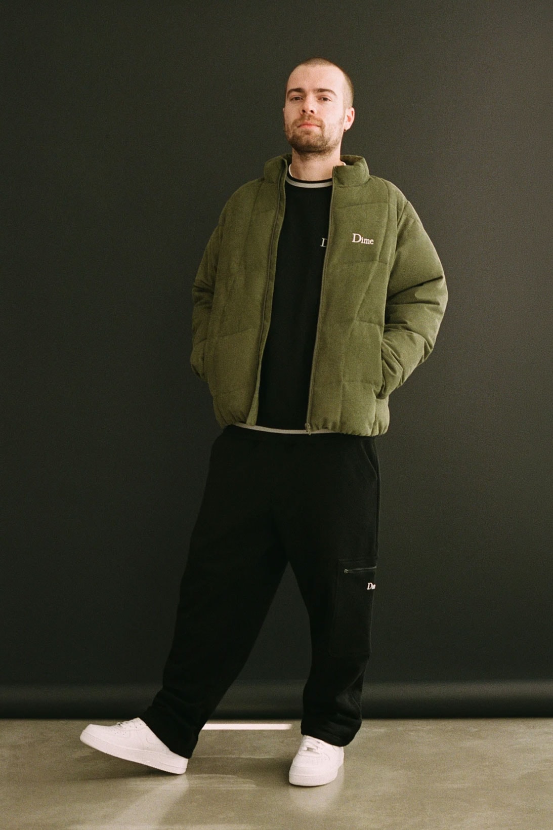 Dime Holiday 2021 Collection Lookbook Jacket Outerwear Sweatpants