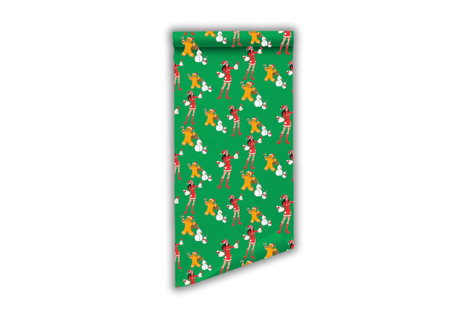 Dua Lipa Holiday 2021 Christmas Merch Collection Wrapping Paper