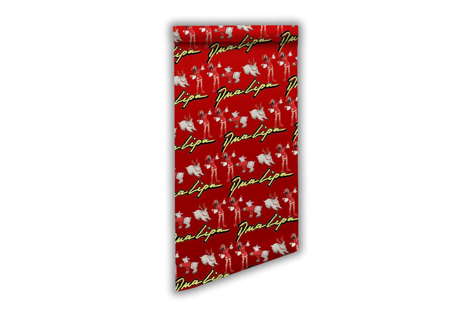 Dua Lipa Holiday 2021 Christmas Merch Collection Wrapping Paper