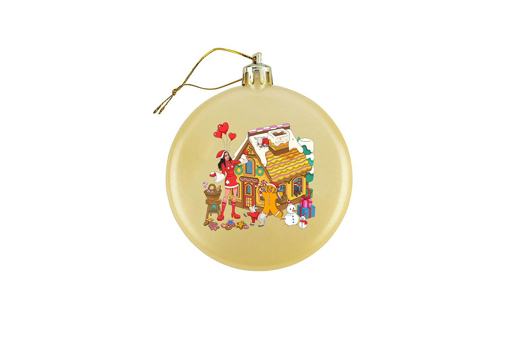 Dua Lipa Holiday 2021 Christmas Merch Collection Bauble Ornament